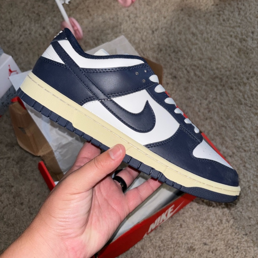 Nike dunk low navy vintage